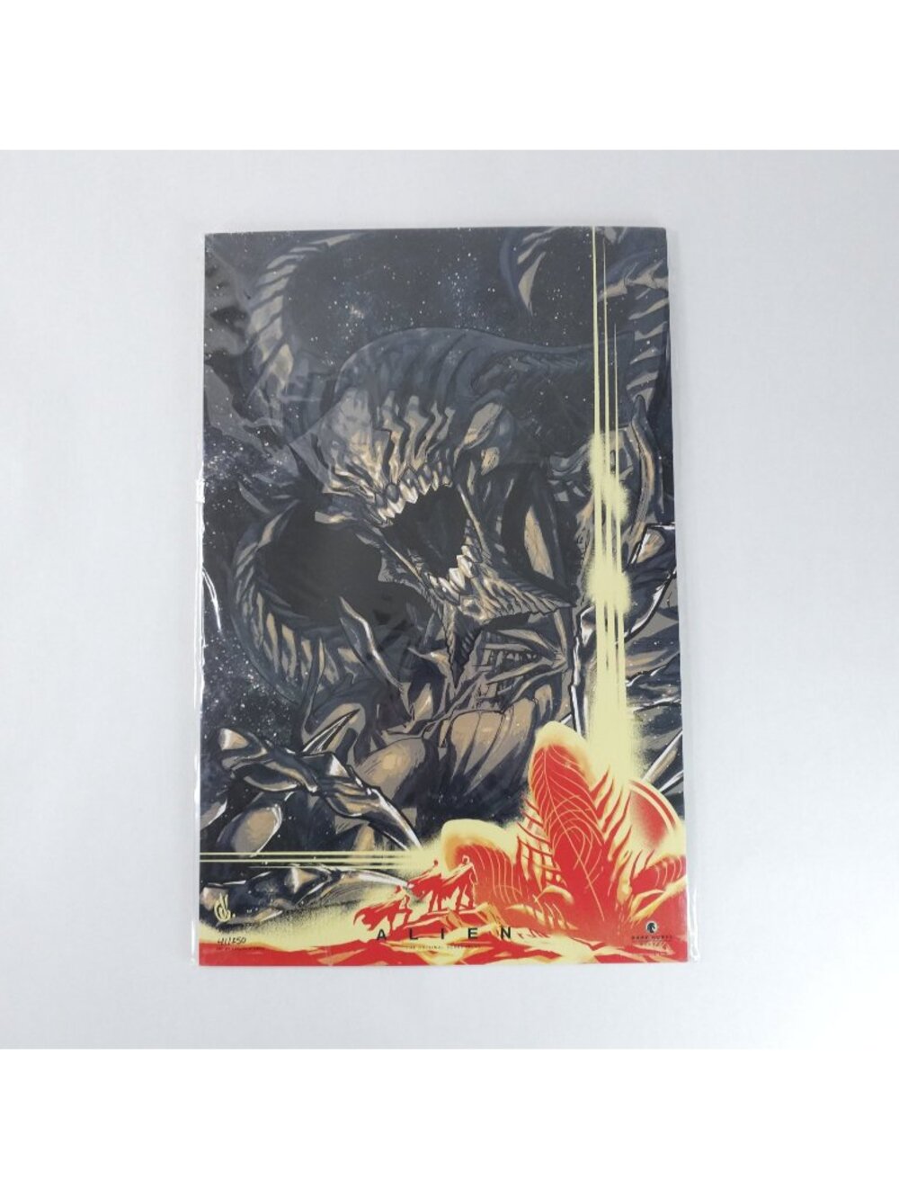 Alien The Original Screenplay Comic Poster Print Limited Edition Carlos D Anda